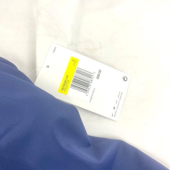 Nike Womens Racerback Swimsuit One-Piece Navy Blue With White Trim - Picture 9 of 10